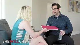 She will cheat - lilly bell’s boss screws her nicer than her porn-obsessed spouse ever could
