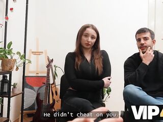 VIP4K. A Slut with GIANT BREASTS tries Impure Anal Sex for the first time