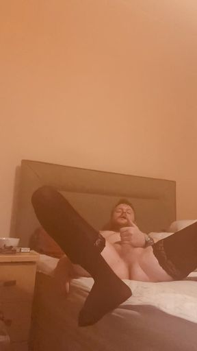Ava Maxwell fuck fantasy in black stockings