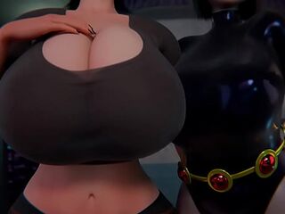 Mavis x Raven - Double Gothic blowjob!