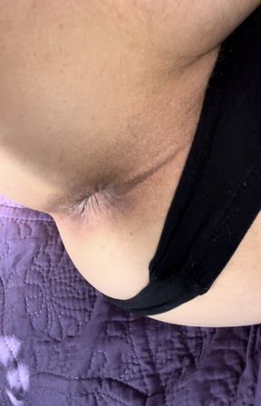 Panties to the side cum hole fuck