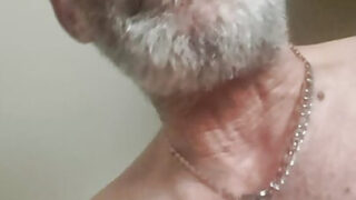 Homemade solo girl video of mature European gay masturbating