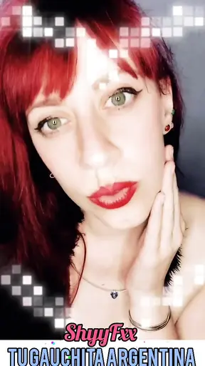 Argentine pale redhead woman strips and gets fucked