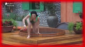 Aline mineiro mostrando seu corpao