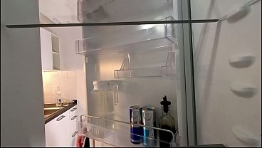 Hot and cute beauty in her dormitory room takes off panties to flash shaved pussy and big ass