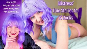 Mistress' True Stories for Bi Cucks - Female Domination Make Me Bi Cuckolding Bisexual Encouragement with Femdom Mistress Mystique - WMV