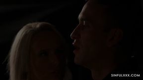 She Strokes His Dick