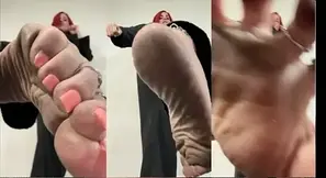 Bratty Tease Target Practice- Dirty Feet Domination