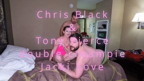 Chris Black and Tony Pierce DVP and Double Creampie Jacki Love