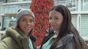 Hot Babes Go Shopping with Vibes In! Lingerie Try-ons