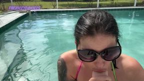 Stepsister Outdoor Blowjob