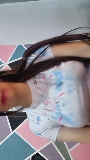 Tight Ass Screams Until Pussy Quivers Through Endless Friction