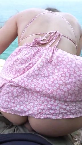 BEST BLOWJOB AND DOGGY ON THE BEACH AT NIGHT BY THE CAMPFIRE   Clip 3