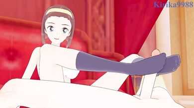 Sonoko Suzuki and I have intense sex in the bedroom. - Detective Conan Hentai