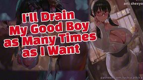 Feral Fdom Drains Your Balls Over And Over Cum In Her Breed Her Do It Asmr