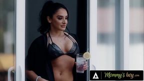 Stepson and best friend DP their hot stepmom