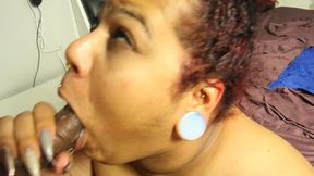 queen spits gets face full of cum