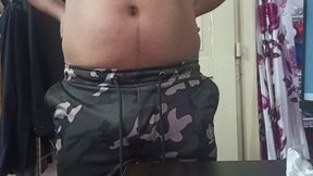 My big dick making fun in jerking off with my handjob