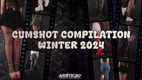 CUMSHOT COMPILATION Winter 2024! (Vertical Version) - TamyStarly - Cock Balls Crush Trample, Shoejob, CBT, Trampling