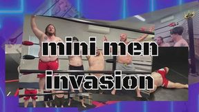FFB142 mini men invade 2 prostyle match CJ James vs Robbie the giant mp4