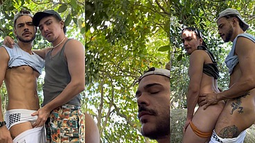 Na trilha do Rio de Janeiro encontrei esse boy e meti até gozar