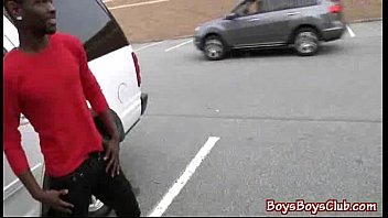 Nasty Black Dude Fuck White Boy Bareback Style 14