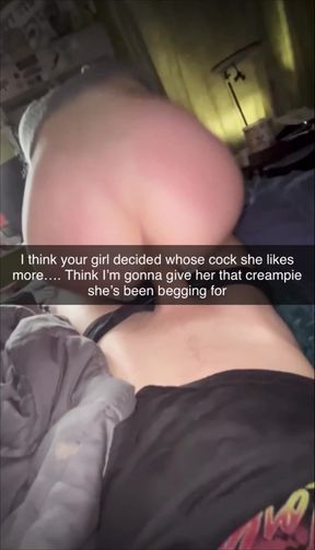 Can you believe she’s choosing him over you?