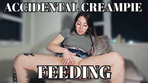 Oops, did you just eat a creampie? MP4