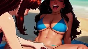Check out Milky Milfs Go To The Beach 2