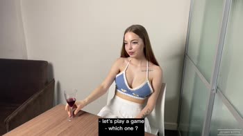 Jenny Kitty's Step Sis Dare: Truth or Hardcore Russian Teen (18+) Action
