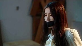 Chinese Girl Tape Gagged