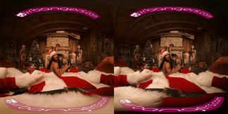 Christmas orgy with santa girls