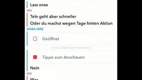 Polin will Schwanz in ihr Arschloch.