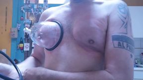 New toys pumping with titpumping