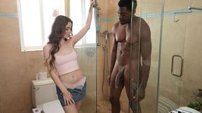 ”Renee's big black cock Adventure at Friend's House”