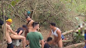 surubao no parque 20 homens