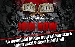 Anna Bell Peaks enjoys interracial gangbang