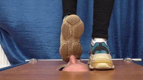 Floor-face trampled under dusty balenciaga sneakers (part 2 of 2), flo569x 1080p