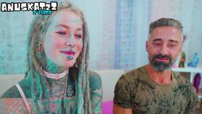 Hippie Chick's Anal Cock Worship Big Dick and Facial