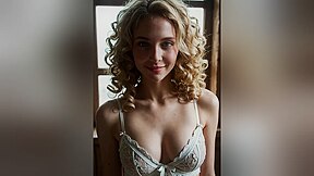 Soft sunlight spills through the attic windows, painting my bare skin in golden hues... Hands on my hips, I lean back, letting you see every curve, every whisper of lace... Come closer, I’m already