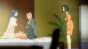 Mature MILF Gives Intense Wet Blowjob with Audience as Stranger Woman Witnesses It All