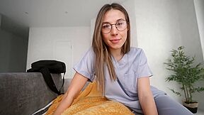 Neighbor Nurse Measured My Temperature With Her Mouth - Fucked Me Missi
