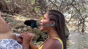 Some Beach Bum tries to Screw a Masseuse for a Sweet Deal!