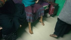 Three Aunty Talking at Bedroom