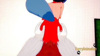 Michiru Rides The Furry Toilet Mound For A Gushing Manga Creampie