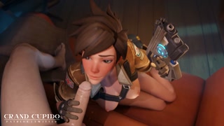 [Compilation]Your Dick is Under Arrest Blowjob team [Grand Cupido]( Overwatch )