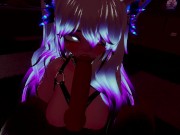 ♡ Lovers Desire ♡ Sloppy Rimjob & Deepthroat by Fefi from DottyVR!