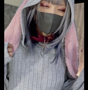 Japanese sex slave in yuca_ sexy bunny cosplay