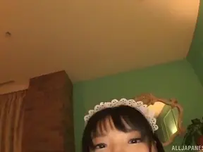 Saucy Nerdy Maid Treats You With A Blowjob And Titjob Delightfully