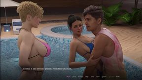 johannesgaming - update #812 - the adored marriage 8 evelyn went topless at the pool - jul 29, 2026
